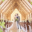 結婚式場：＼チャペルリニューアル／ステンドグラス煌くチャペル×美食体験