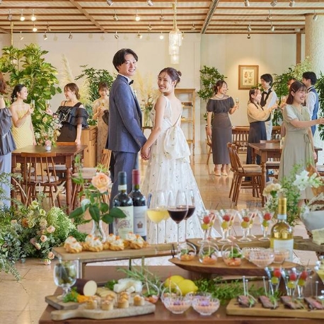 ノビアノビオ：〈 AM限定◇豪華試食 〉自由に彩る空間×貸切一軒家wedding体験