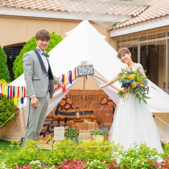 ＶＩＬＬＡ　ｄｅ　ＥＳＰＯＩＲ （エスポワール）:【夏季限定】貸切ガーデンで叶う！グランピング挙式&バーベキュープラン