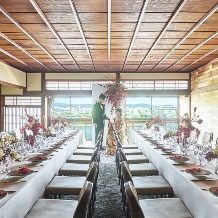 FUNATSURU KYOTO KAMOGAWA RESORT （国登録有形文化財）:【通年適用｜20名122万円】少人数専用VIPルームで叶える和やかなウェディングプラン