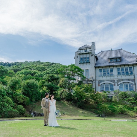 神戸迎賓館 旧西尾邸 （兵庫県指定重要有形文化財）：祝日SP＼人気No1／秋めく迎賓館見学×初見学で前撮りプレゼント