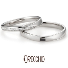 ＯＲＥＣＣＨＩＯ（オレッキオ）:＜ジャスミン＞　結婚指輪　GM-5003L/GM‐5003M