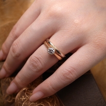 ＯＲＥＣＣＨＩＯ（オレッキオ）:＜カンパネラ＞婚約指輪　オリジナルの細かいハンマー仕上げでアンティーク風