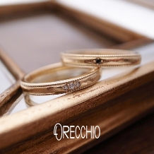 ＯＲＥＣＣＨＩＯ（オレッキオ）:＜ベチバー＞結婚指輪　オリジナルのハンマー仕上げでアンティークな風合い