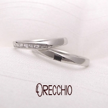 ＯＲＥＣＣＨＩＯ（オレッキオ）:＜ジャスミン＞　結婚指輪　GM-5003L/GM‐5003M