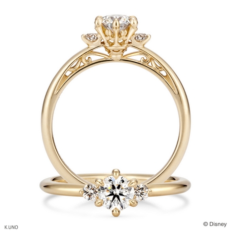 Bridal Jewelry Fujita（ブライダルジュエリーフジタ）:[Disney] 美女と野獣 / エンゲージリング