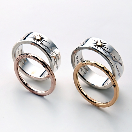 結婚指輪を楽しむ 平日はシンプルに 休日は重ね付けでおしゃれに ｇｒａｎｔ ｂｒｉｄａｌ ゼクシィ