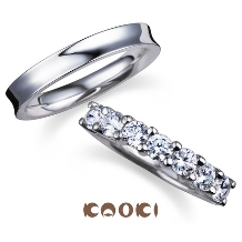 ダイヤモンド専門店　ＫＡＯＫＩ（カオキ）:1ctのダイヤであなたの手元を豪華に彩る。しっとり重厚感のあるリングも予算内で！