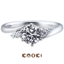 ダイヤモンド専門店　ＫＡＯＫＩ（カオキ）:0.7ctのセンターダイヤにメレダイヤを重ねた豪華な指輪を予算内で実現☆