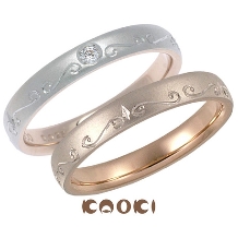 「永遠の愛」を約束するとされてきたラッキーモチーフ「ツタ」が描かれた指輪