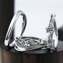 ダイヤモンド専門店　ＫＡＯＫＩ（カオキ）:カオキだから叶う！0.2ctのダイヤが細身リングに繊細な装飾を施し印象的な指先に