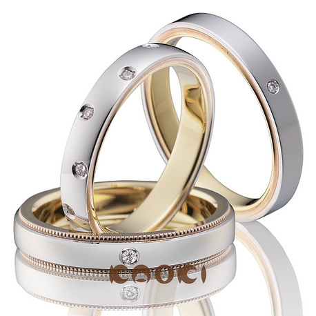 ダイヤモンド専門店　ＫＡＯＫＩ（カオキ）:プラチナ、ピンクゴールド、イエローゴールドの三層で織りなす指輪をあなた好みで。