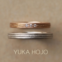 YUKA HOJO 結婚指輪（マリッジリング） Calm　なぎ