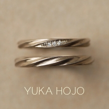 YUKA HOJO 結婚指輪（マリッジリング） Current　流れ