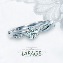 garden（ガーデン）:【LAPAGE】セルジュ～デザイナーが描く繊細でゴージャスなデザインの結婚指輪