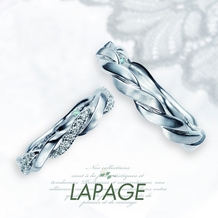 garden（ガーデン）:【LAPAGE】セルジュ～デザイナーが描く繊細でゴージャスなデザインの結婚指輪