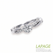 【LAPAGE】セルジュ～デザイナーが描く繊細でゴージャスなデザインの婚約指輪