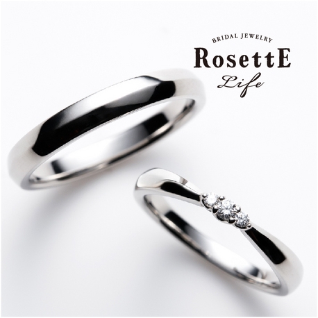 garden（ガーデン）:メレダイヤも高品質～RosettE Life プリスタイン 結婚指輪