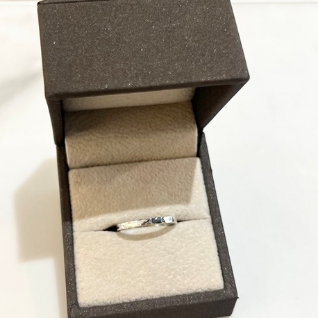 garden（ガーデン）:プラチナ2mm 槌目（つちめ）ポリッシュ &nbsp;槌目(つちめ)加工