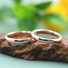 結婚指輪専門店　工房Ｒｙｏ:【つけ心地がよく日常に馴染む結婚指輪】シンプル甲丸