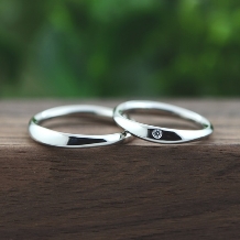 結婚指輪専門店　工房Ｒｙｏ:【滑らかな面と丸みの結婚指輪】曲線タイプ