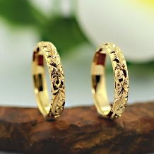 結婚指輪専門店　工房Ｒｙｏ:【深い彫りが一番の魅力】ハワイアンジュエリー