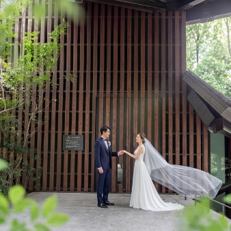 結婚式場：満席間近【月初SP×1件目で挙式料0円】緑に囲まれた感動挙式