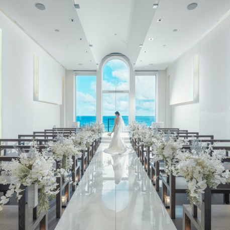 オテルグレージュ（HOTEL GREGES）：【衣裳特典付BIGフェア×10万宿泊優待】水平線チャペル×試食♪