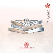 VANillA（ヴァニラ）:桜の花びらが可愛い♪江戸時代から伝わる、幻の伝統技法で作られた婚約指輪