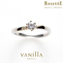 VANillA（ヴァニラ）:【本誌掲載中】ライフスタイルに自然に溶け込む♪さりげないゴールドが魅力の婚約指輪