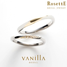 VANillA（ヴァニラ）_ライフスタイルに自然に溶け込む、さりげないゴールドが魅力の結婚指輪