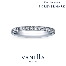 VANillA（ヴァニラ）:ダイヤの連なり・輝き・指当たりまでこだわり抜いて完成したハーフエタニティリング