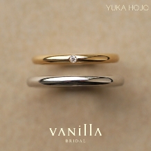 VANillA（ヴァニラ）:毎日着けても飽きない可愛さ♪シンプルでダイヤが美しく輝く結婚指輪