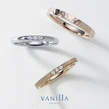 VANillA（ヴァニラ）:ニュアンスカラーの金属マテリアルや表面加工を自由に選べるカスタムオーダーリング