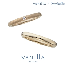 VANillA（ヴァニラ）:オシャレな「シャンパンゴールド」でお作りした、ハンドクラフト感のある結婚指輪