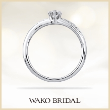 WAKO BRIDAL（和光ブライダル）:【婚約指輪との重ね付けがオススメ♪】渚