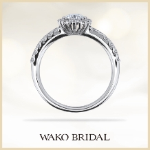 WAKO BRIDAL（和光ブライダル）:ダイヤモンドでとりまくゴージャスリング【柔らかな陽】