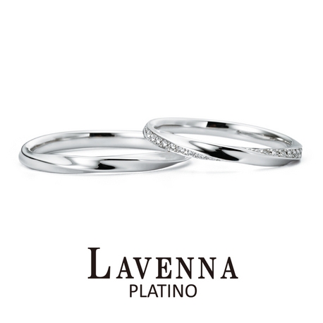 ANELLI DI GINZA／アネリディギンザ:LAVENNA PLATINO/バイオレットリリー/結婚指輪【アネリディギンザ】