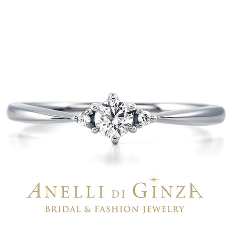 ANELLI DI GINZA／アネリディギンザ:当日持ち帰り可能！ CIELO 婚約指輪/Pt900/ダイヤモンドリング