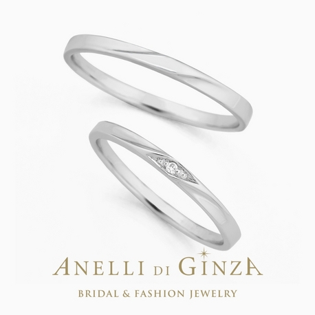 ANELLI DI GINZA／アネリディギンザ:【ペア10万円以内で買える！】王道のプラチナ結婚指輪/soavita
