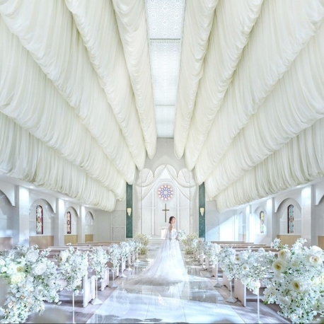 マリアージュ彦根：【*3万円コース試食*＆近江牛ギフト付】大聖堂×３D演出×ドレス