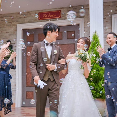 二条城チャペル　セント・アベニール：【AM来館限定】憧れ花嫁ALL体験×選べる特典＆フルコース堪能