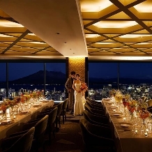 SHIROYAMA HOTEL kagoshima（城山ホテル鹿児島）:《日程限定》夜景を楽しむ*ナイトウェディングプラン【80名346万円】最大55万円ご優待！