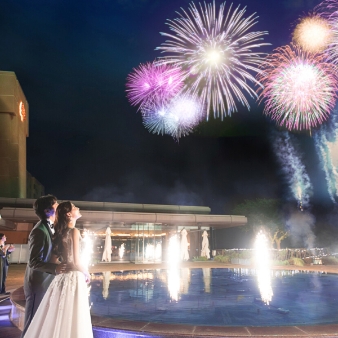 SHIROYAMA HOTEL kagoshima（城山ホテル鹿児島）:11/1まで【期間限定！花火演出をプレゼント】2027年5月～8月★感動ウェディングプラン