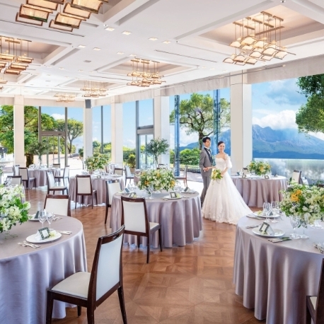 SHIROYAMA HOTEL kagoshima（城山ホテル鹿児島）：＼2件目以降の見学にオススメ／会場&見積り*納得◎徹底比較！