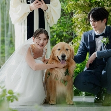 ＡＮＥＬＬＩ　軽井沢（アネーリ　軽井沢）:【愛犬と一緒の結婚式】＜30名159万/50名192万＞挙式、披露宴の同伴ＯＫ。衣装レンタル、宿泊提携も