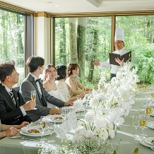 ＡＮＥＬＬＩ　軽井沢（アネーリ　軽井沢）:【会食ウェディング】＜10名58万＞オールシーズン適用可！挙式＆森を望む専用個室で過ごすファミリープラン
