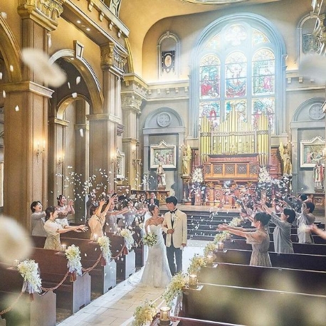 ノートルダム宇部 Notre Dame UBE：当館人気No1◆大聖堂×憧れの花嫁体験◆4品試食×ドレス試着