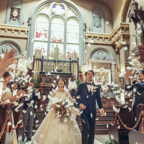 ノートルダム下関　Notre Dame SHIMONOSEKI：先輩花嫁人気NO.1 憧れ大聖堂にひとめぼれ×3万円絶品試食