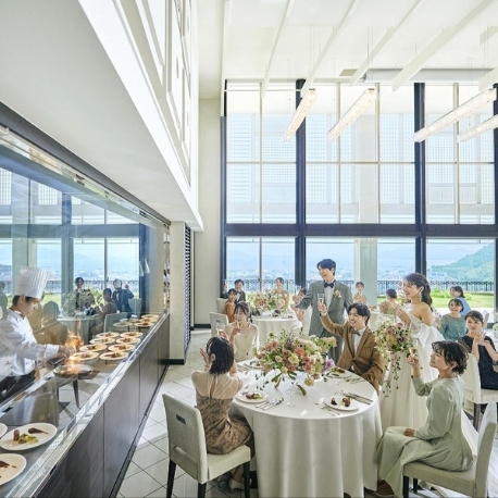 ノートルダム広島 Notre Dame HIROSHIMA：SP*黒毛和牛試食フェア｜花嫁憧れ大聖堂×貸切ヴィラ全貌紹介